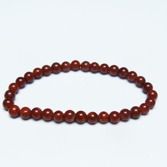 ナンホーンアゲート ブレスレット 6mm 南紅瑪瑙 ブレス 一点物 メール便可 [M便 1/10] 111-42263