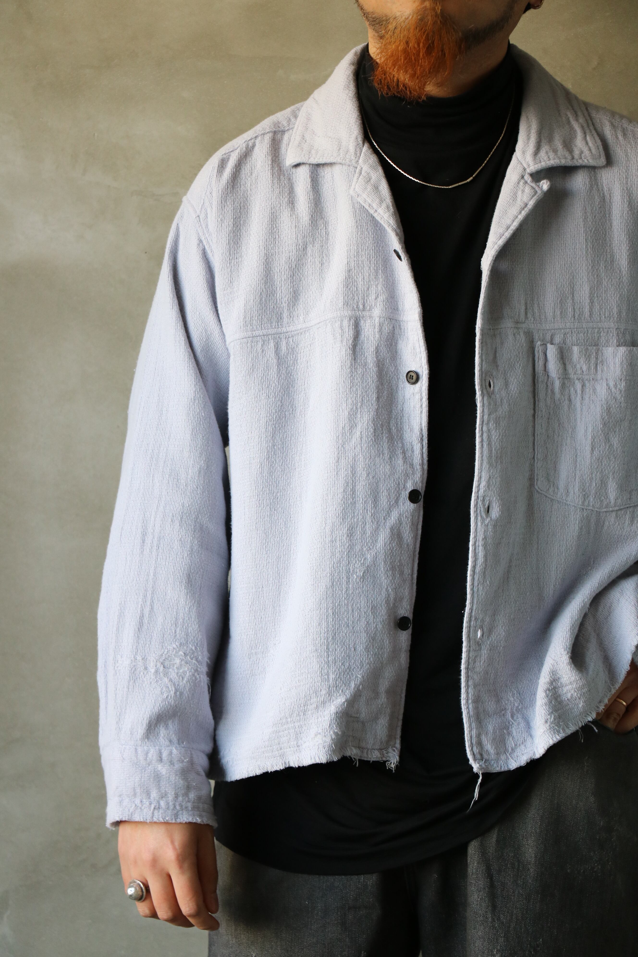 Ancellm - DOUBLEGAUZE SHIRT - / ANC-SH60 / アンセルム ダブルガーゼ