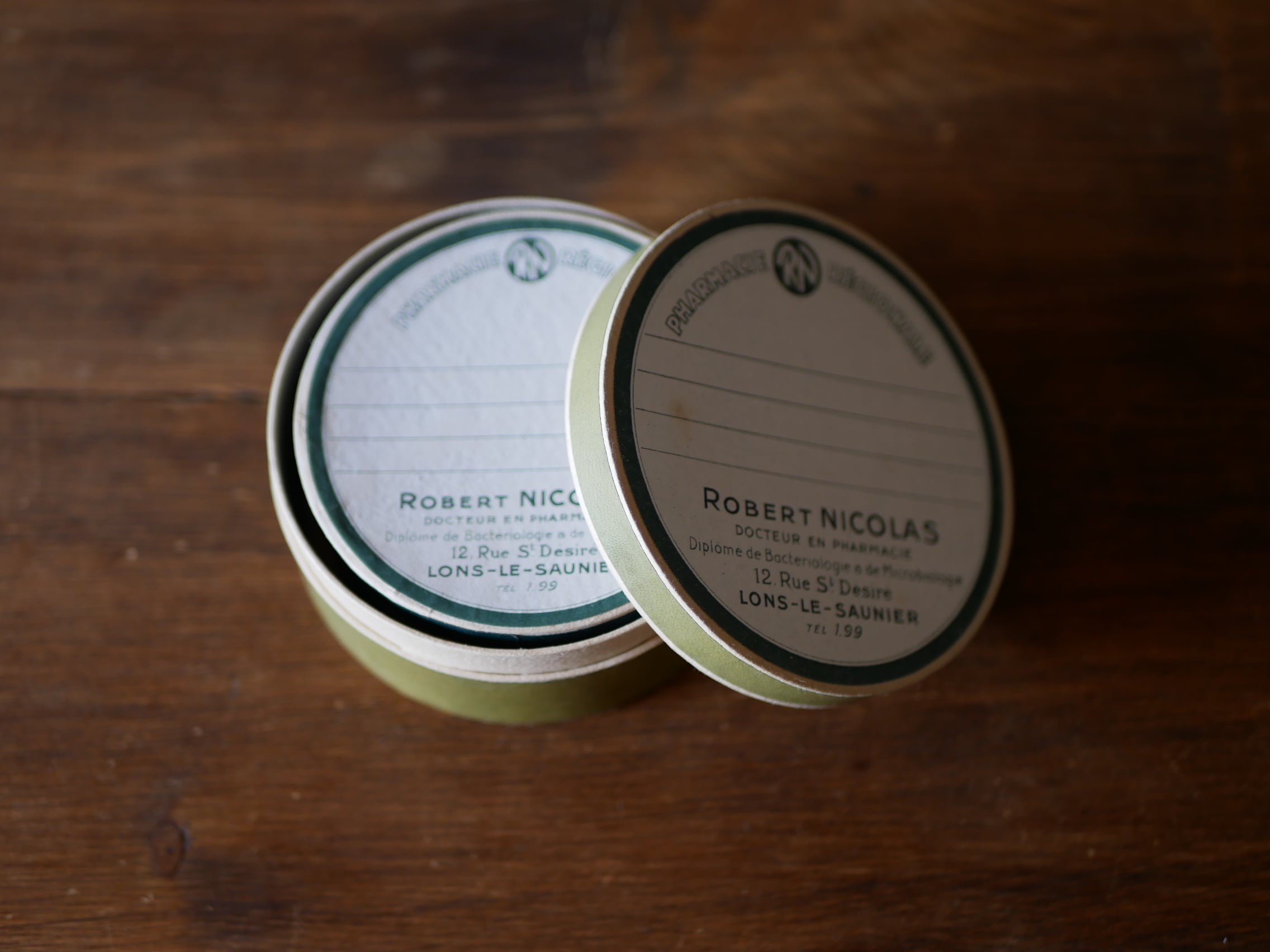 フランスアンティークラウンドボックス