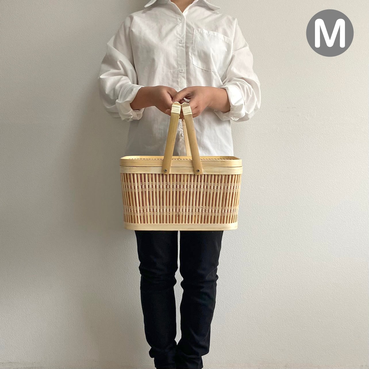 竹 ピクニックバスケット Mサイズ (BBA-700M) | Naturalsoul
