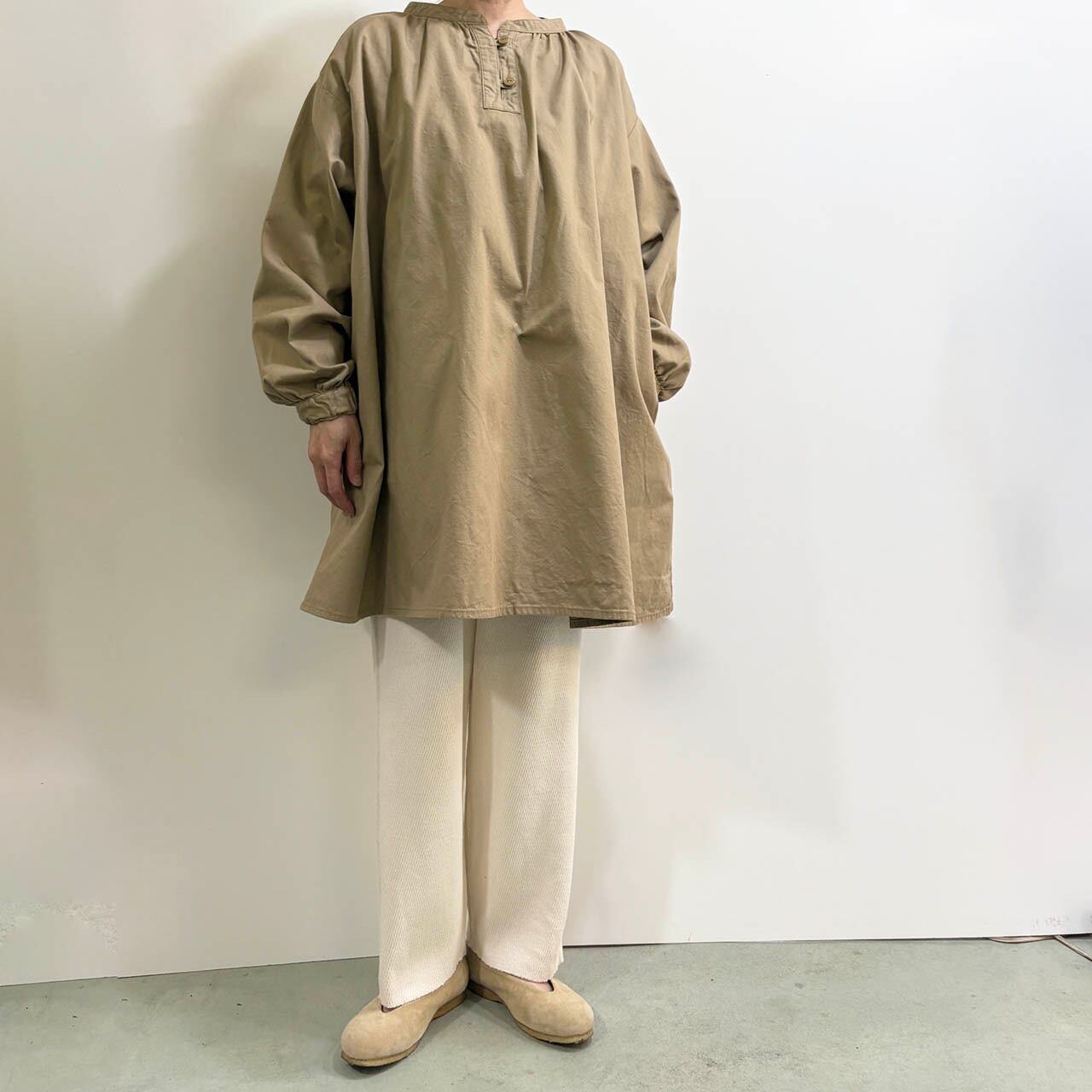NAPRON ナプロン NP-TP59 BIAUDE SMOCK ビヨードスモック -MOCHA-