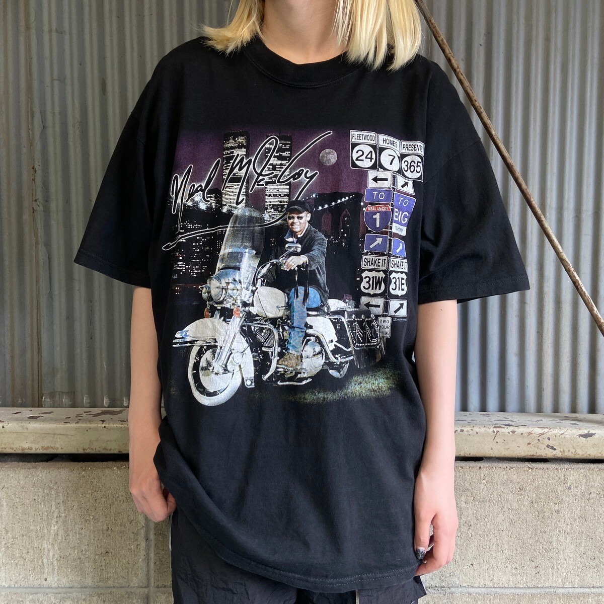 Neal Mccoy ニール・マッコイ アーティストTシャツ メンズM相当 古着 