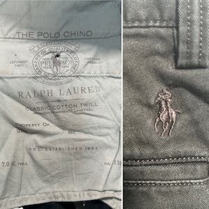 12685 POLO ポロ ラルフローレン チノパン ブラック W34