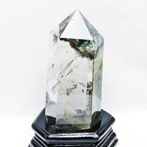 グリーンファントム 六角柱 台座付属 一点物 152-3925