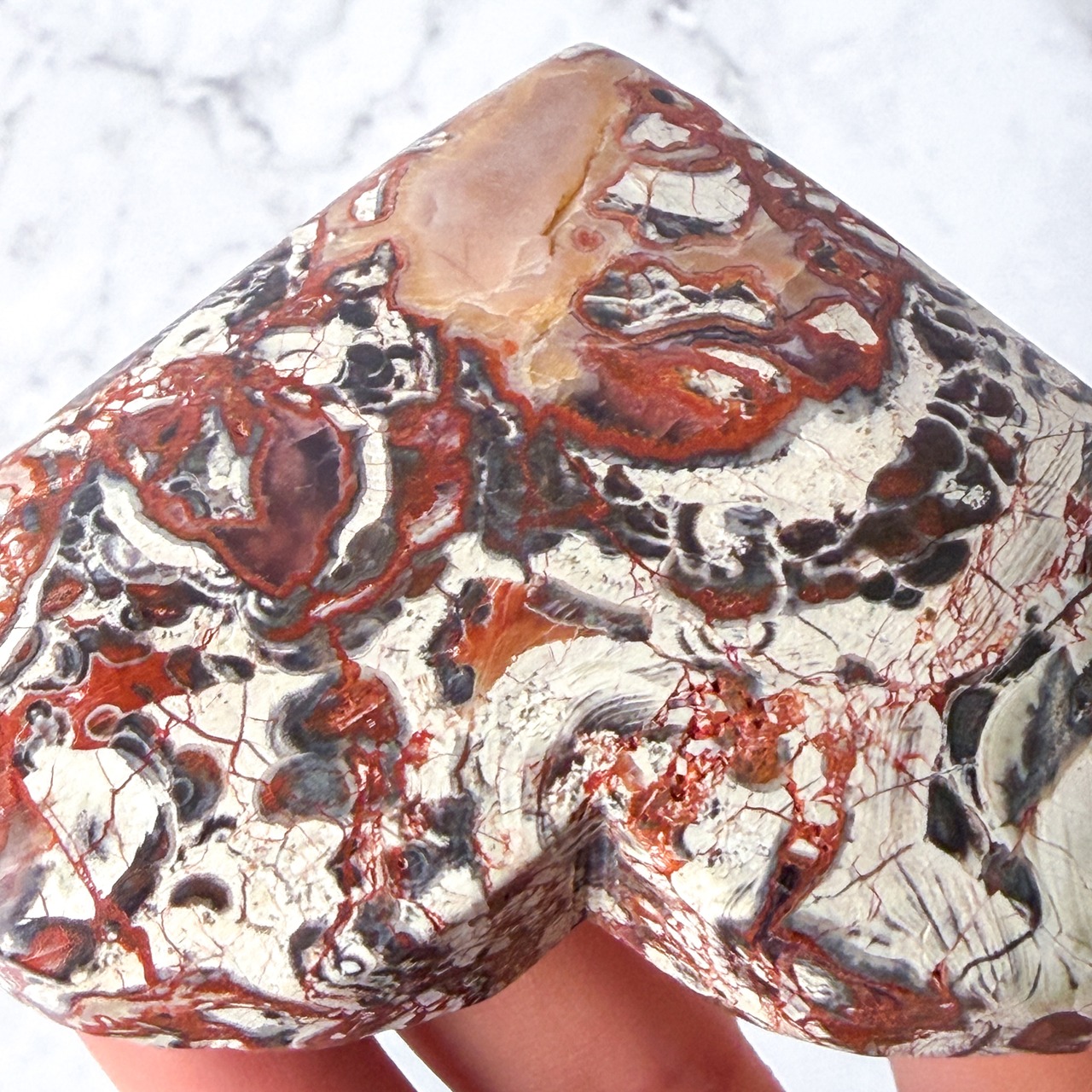 マネーアゲート ハート ＊ Money Agate ＊ 天然石