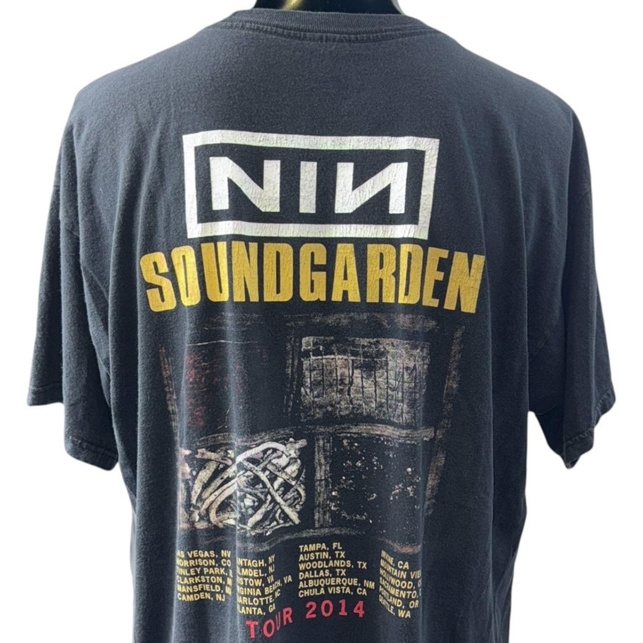 【NINE INCH NAILS × SOUNDGARDEN】ナインインチネイルズ サウンドガーデン TOUR 2014 Tシャツ