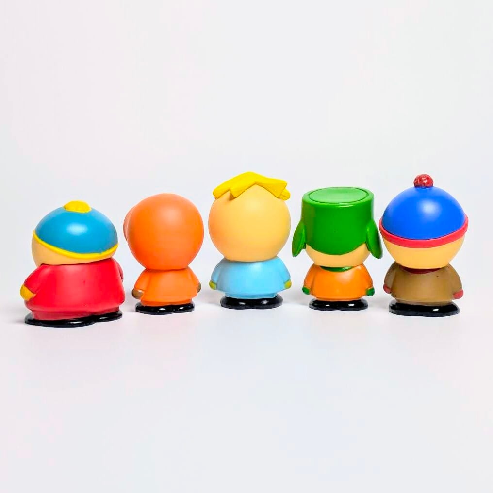 【 South Park（ サウスパーク ） PVC ミニフィギュア 5Pセット 】〚アメリカン雑貨 アメトイ〛