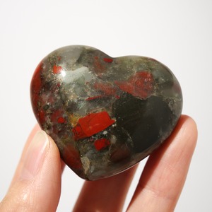アフリカン ブラッドストーン セフトナイト / ハート