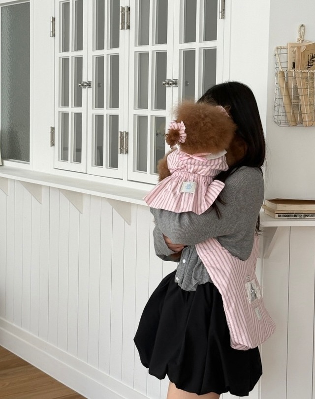 予約【tak!tak!tak!tak!】Vintage Stripe Curtain Bag  / 3color