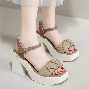 チャンキーヒール サンダル レディース 韓国 春夏 厚底 きれいめ おしゃれ 大人 かわいい 歩きやすい 履きやすい アンクルストラップ サマーサンダル 大人可愛い 大人女子
