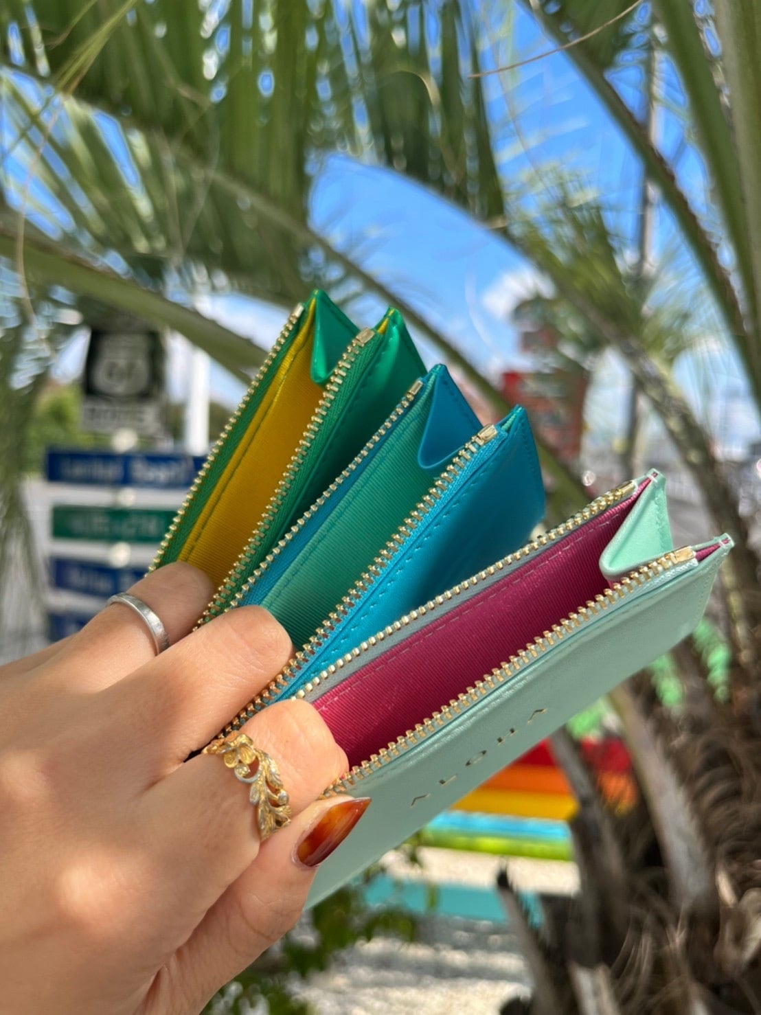 ★anniversaryモデル★ LIFEis ALOHA mini compact wallet  ￥19,800(￥21,780)