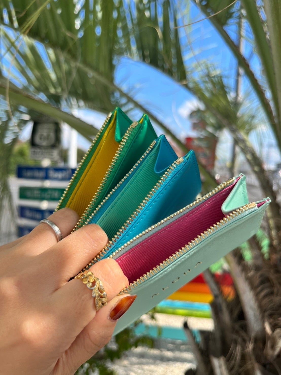 ★anniversaryモデル★ LIFEis ALOHA mini compact wallet  ￥17,800(￥19,580)