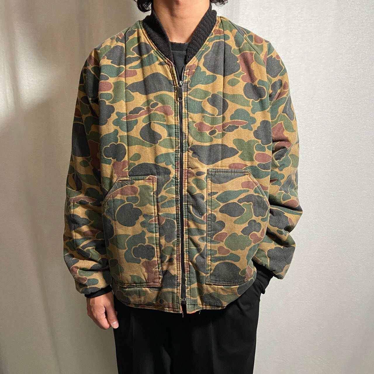 70年代~80年代 USA製 American Field ダックハンターカモ リバーシブル 