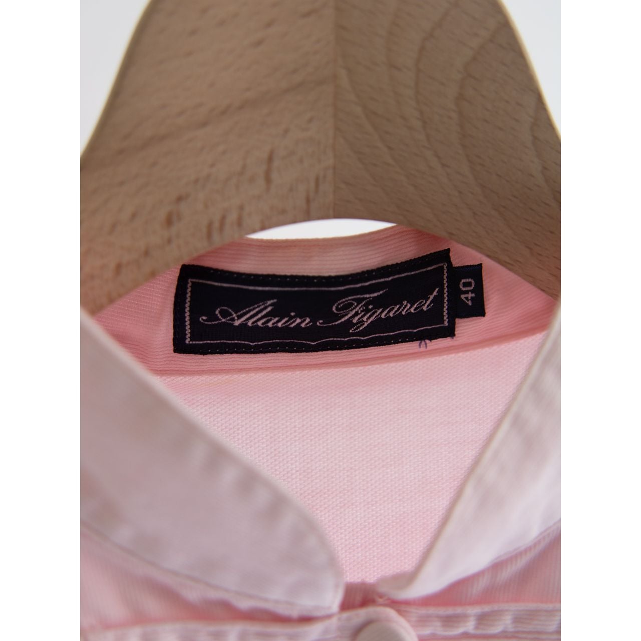 【Alain Figaret】Made in France 100% Cotton H/S China Shirt（アランフィガレ フランス製 コットンチャイナシャツ 半袖）