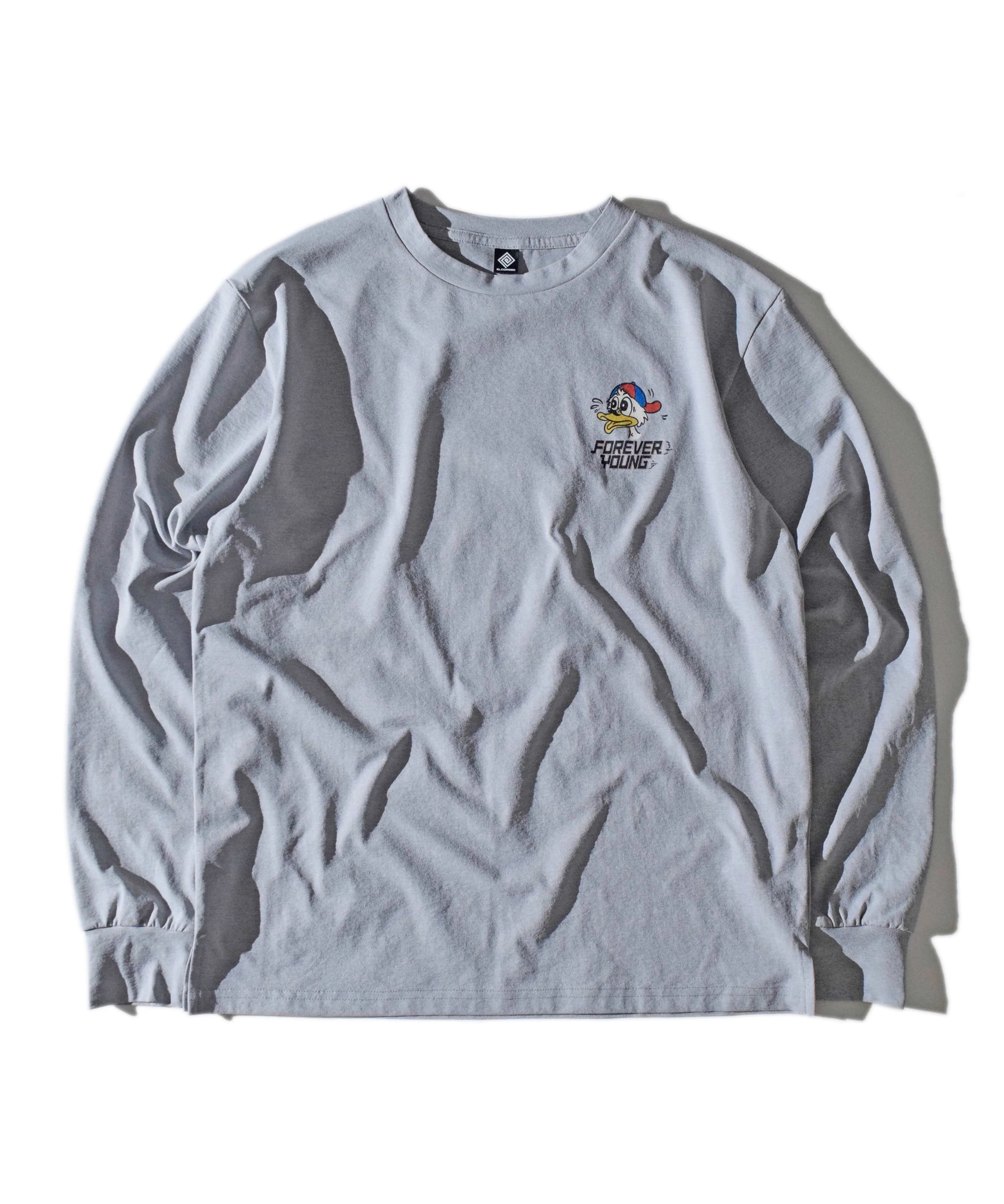 ELDORESO(エルドレッソ)Forever Young Long Tee -Gray メンズレディースロングスリーブTシャツ長袖