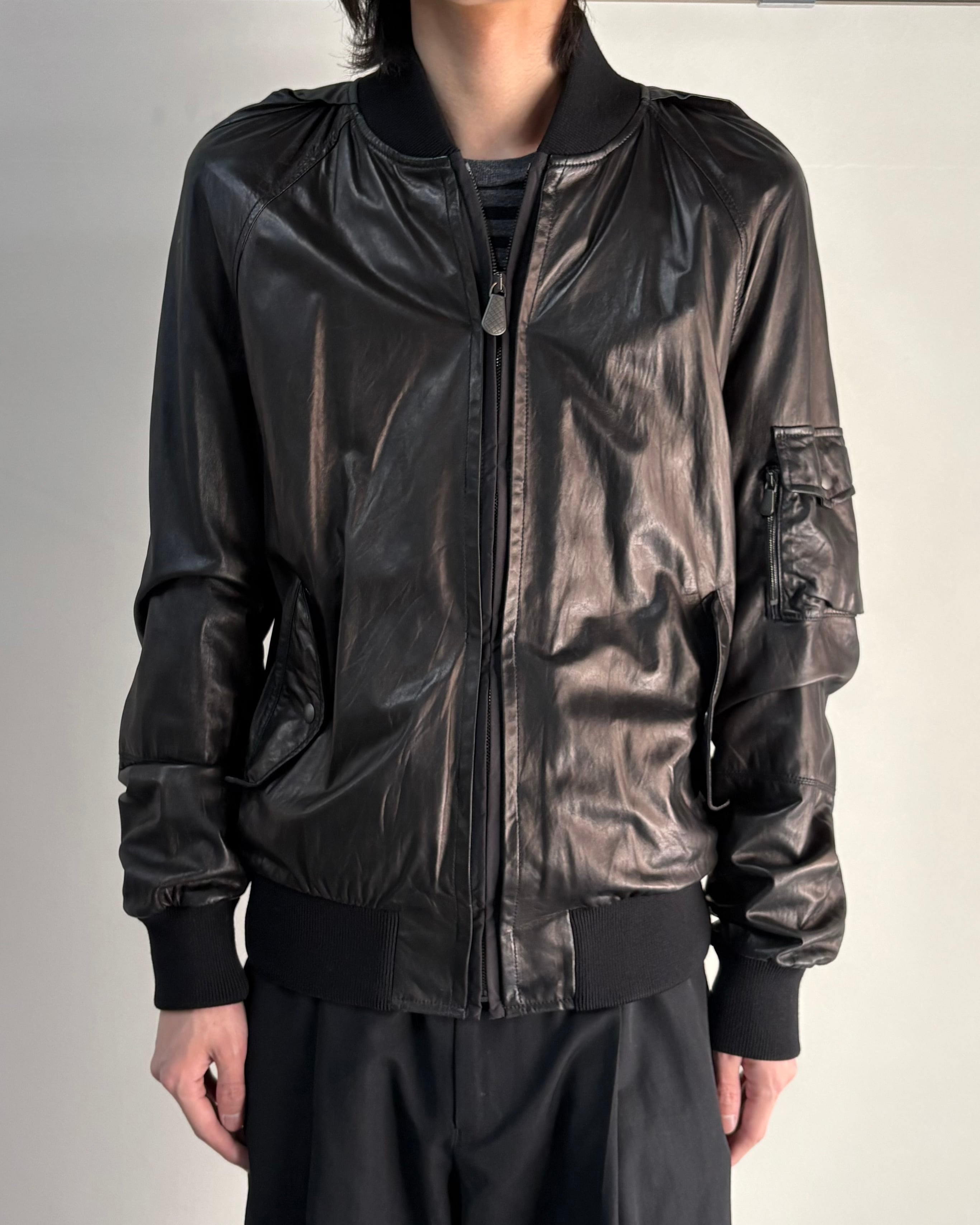 2006FW Dior homme by Hedi Slimane】fly front coating coat