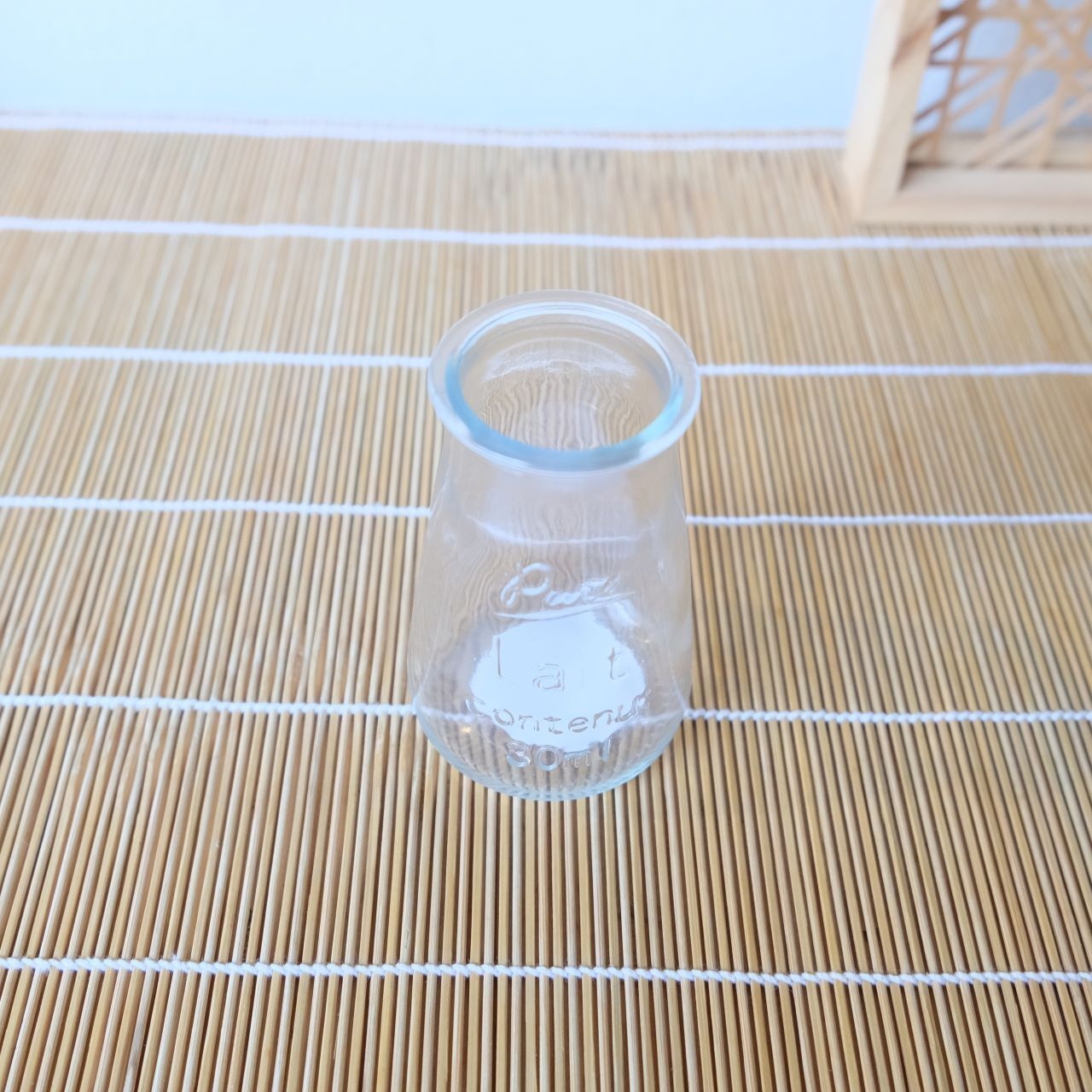 【花器】すだれ花器 豆絞り WH 差し込み口 丸型