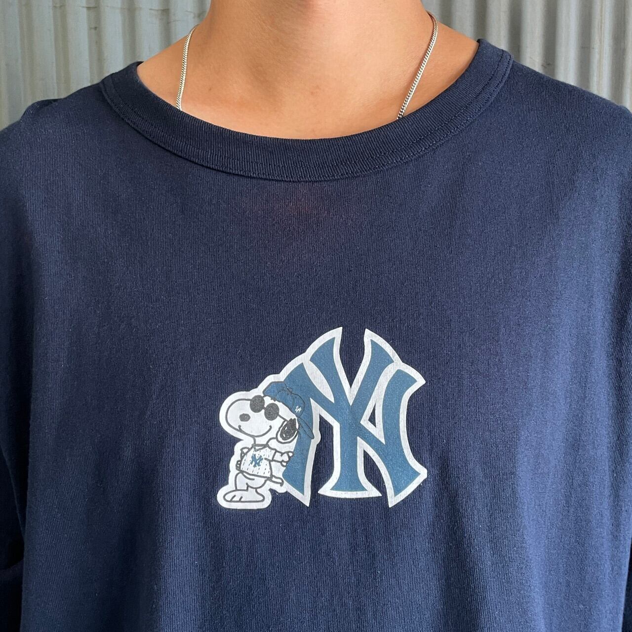 00年代 Champion チャンピオン スヌーピー ニューヨークヤンキース