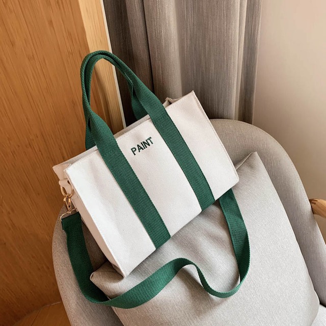 バッグレディースバッグ大容量2020新しいトレンディワイルドカジュアルキャンバスメッセンジャーバッグ夏のファッショントートバッグ Tiancai_Wing_Bag5388924