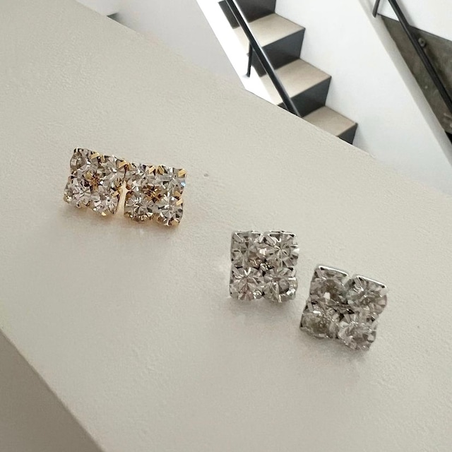 cubic square pierce【 2color 】