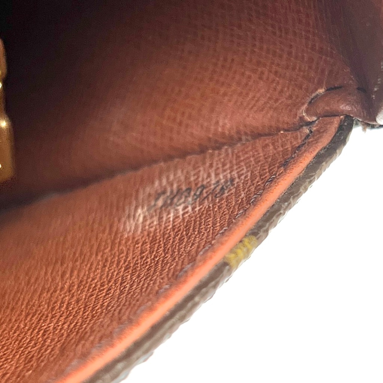 LOUIS VUITTON ルイヴィトン  モノグラム M51242 サンクルー レザー ショルダーバッグ ブラウン A-10020