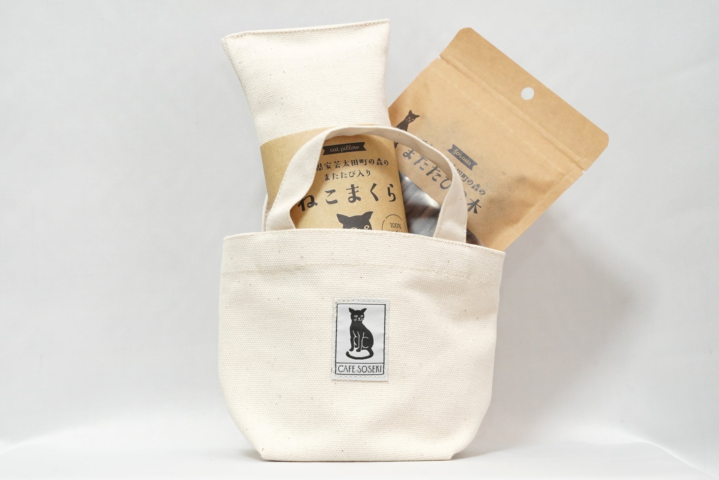 セット#5 文庫トート・またたび・ねこまくら