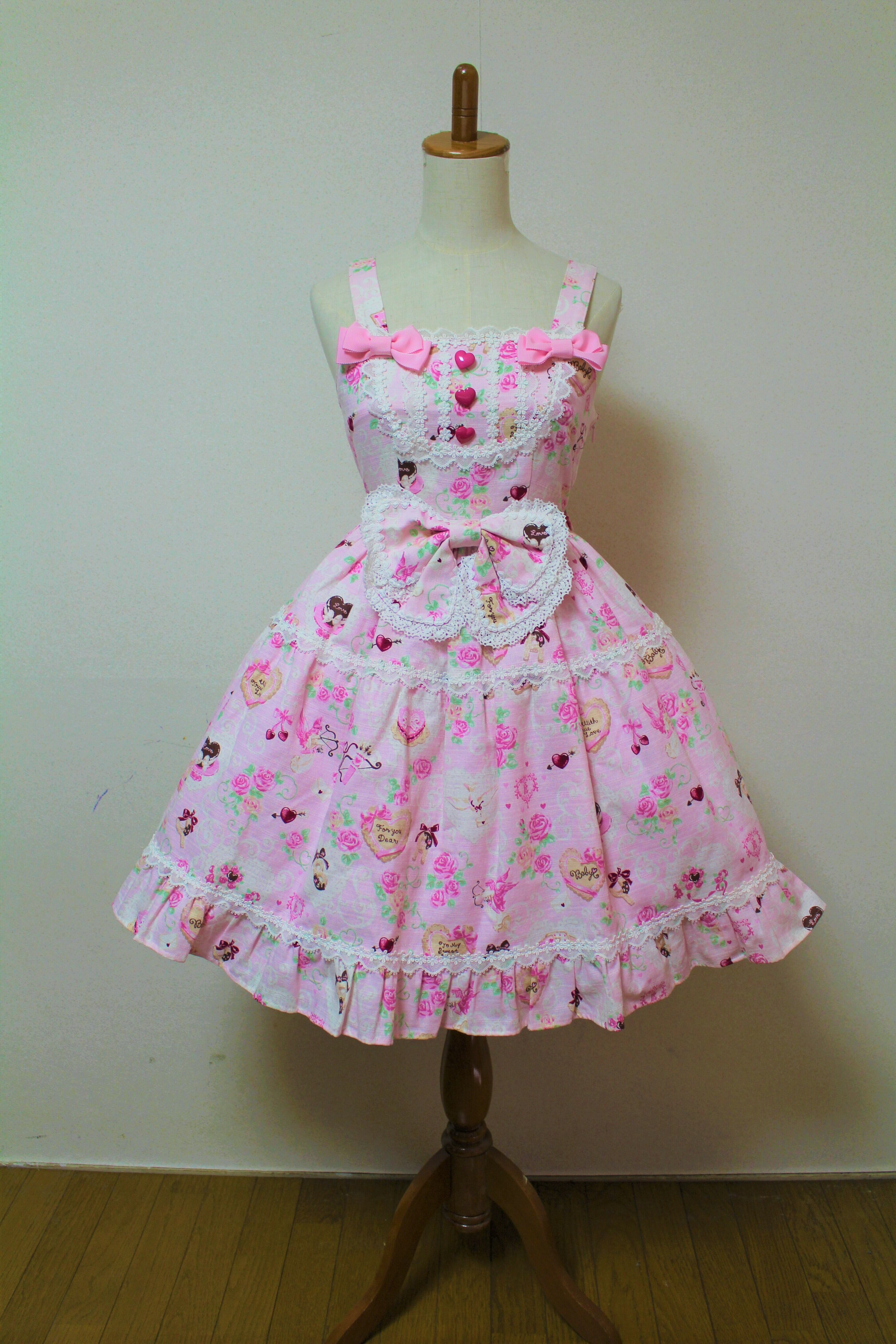 BABY, THE STARS SHINE BRIGHT ベイビースターズシャインブライト ハートマーブルチョコレートとシュガーコーテッドクッキーティアードJSK