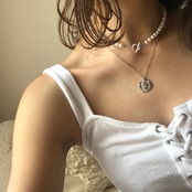 ［3種類から選べる］コイン　シルバー ネックレス