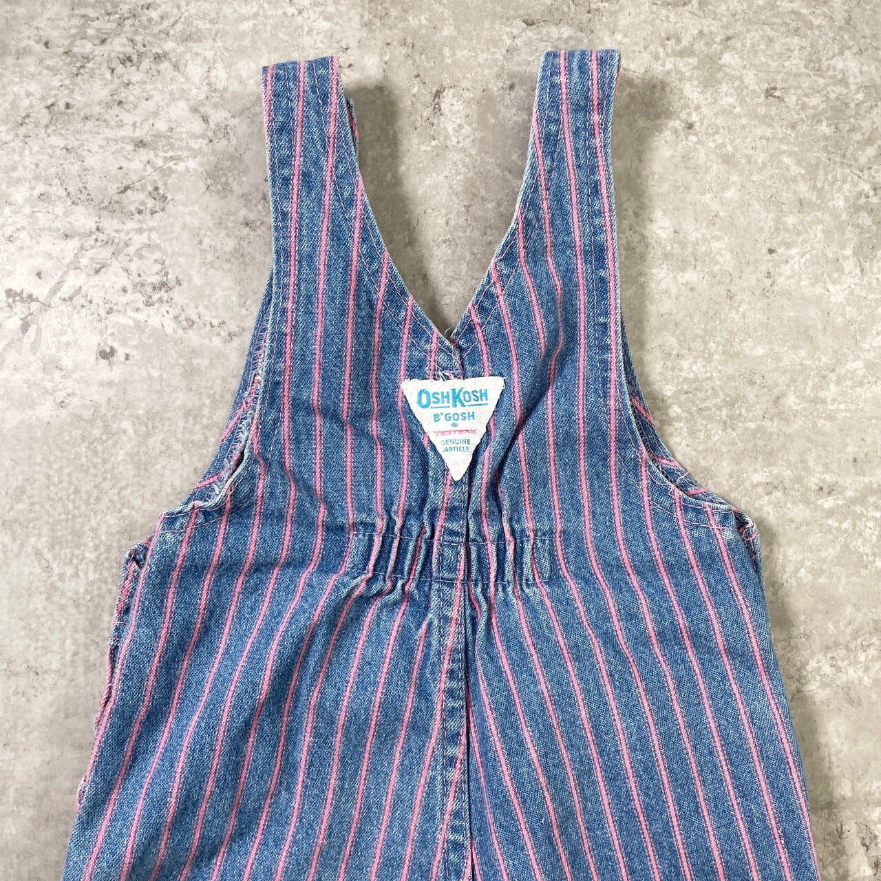 kids】 80-90年代 USA製 OSHKOSH オシュコシュ ピンクヒッコリー