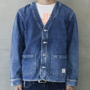 VINTAGE DENIM CARDIGAN ［USED］ / M-INDIGO