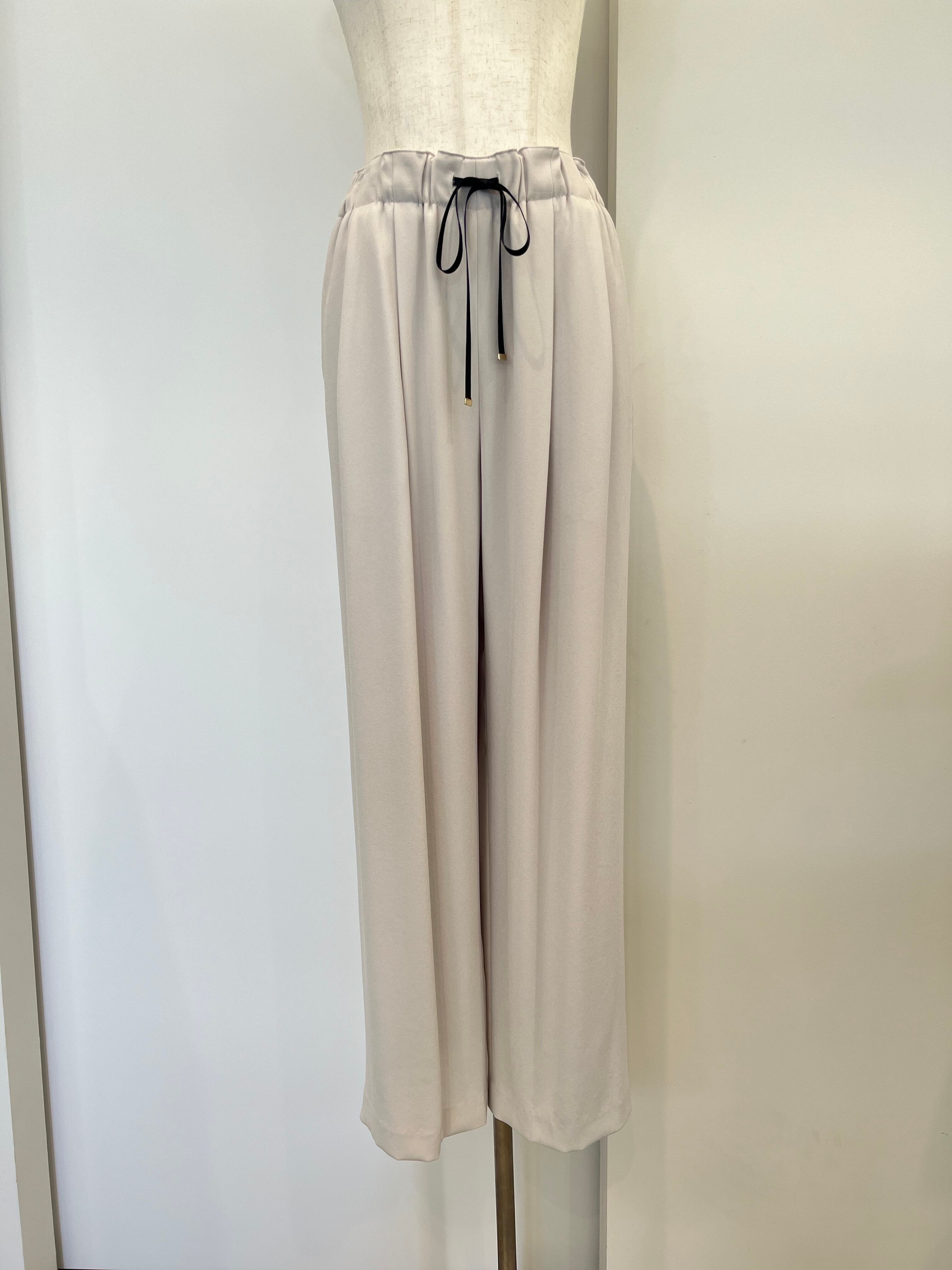 【PASSIONE】タックイージーセミワイド美脚パンツ　516641