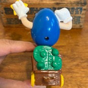 M&M's クリスマス・トレイン・トッパー サーカストレイン 列車 機関車 ブルー ミールトイ エムアンドエムズ MU-287