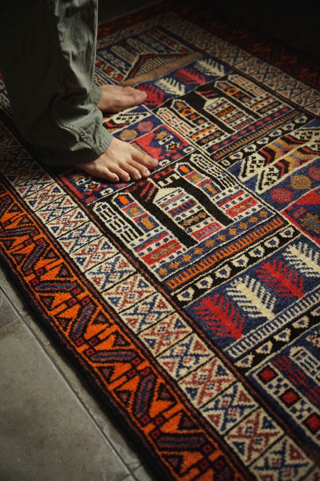 270 -Vintage Baluch rug