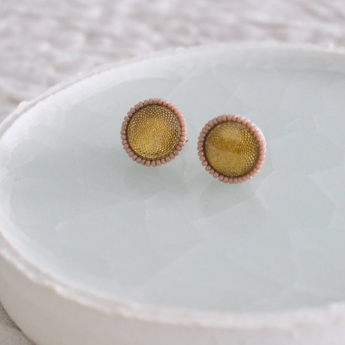 tamas(タマス)Reflect/Type A/Gold 丸型 イヤリング＆ピアス