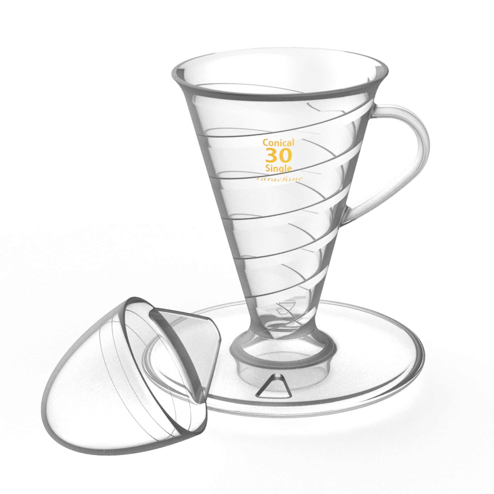 コニカル 30 シングル コーヒードリッパー / プラスチック / クリア