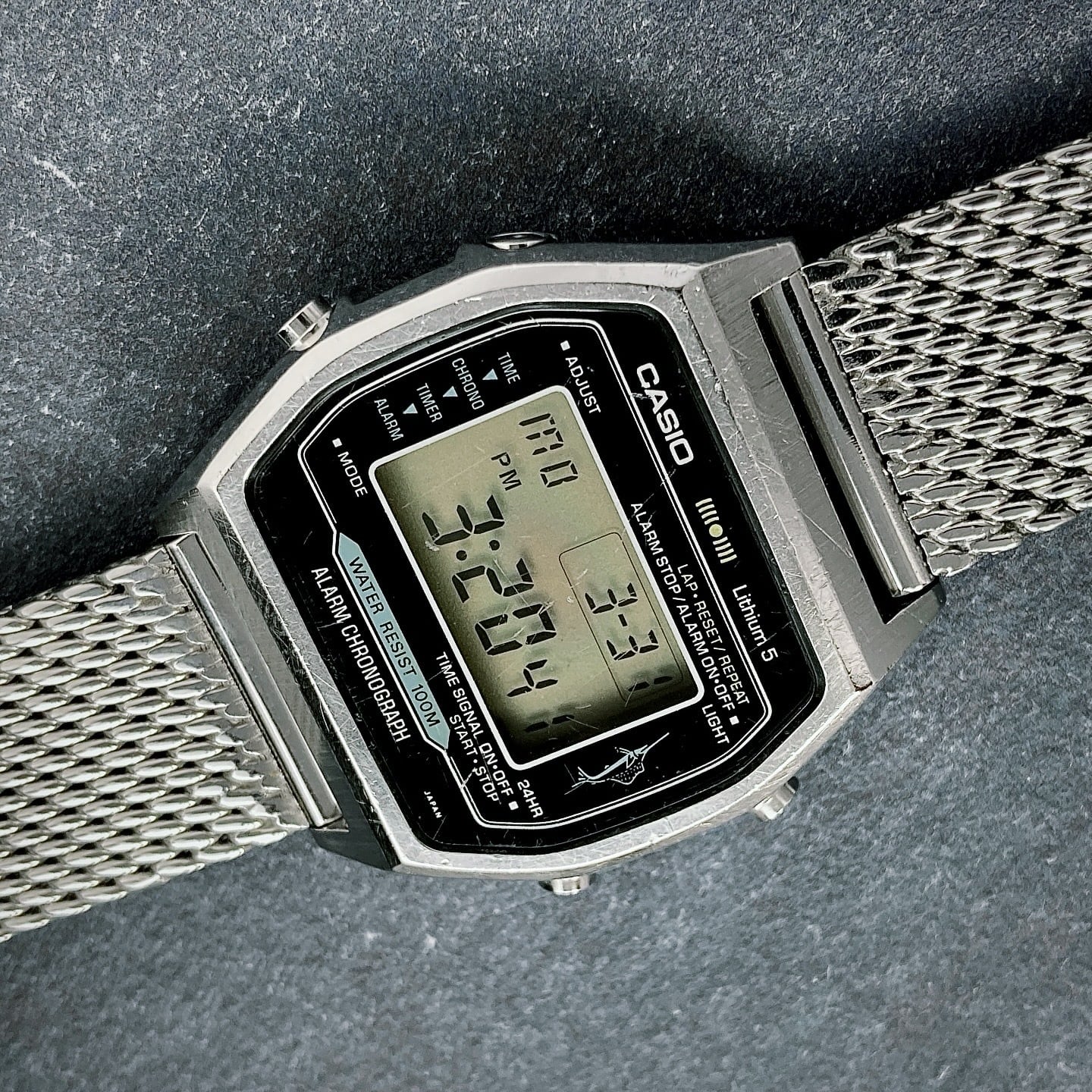商品番号101 casio H101黒 marlin | ふるカシ時計