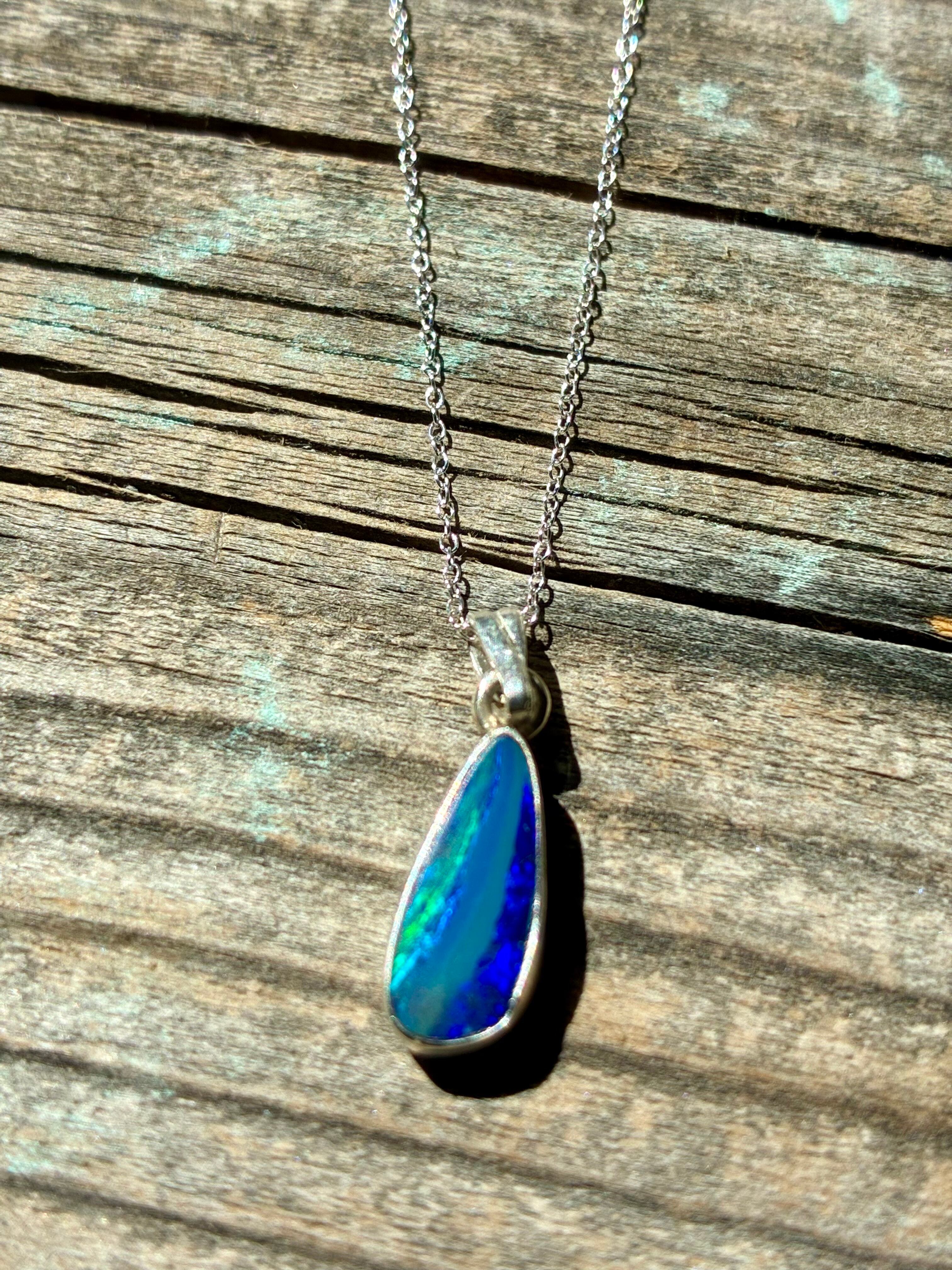 14KGF*Aquamarine Ice Rock & Amethyst Statement Necklaceアクア