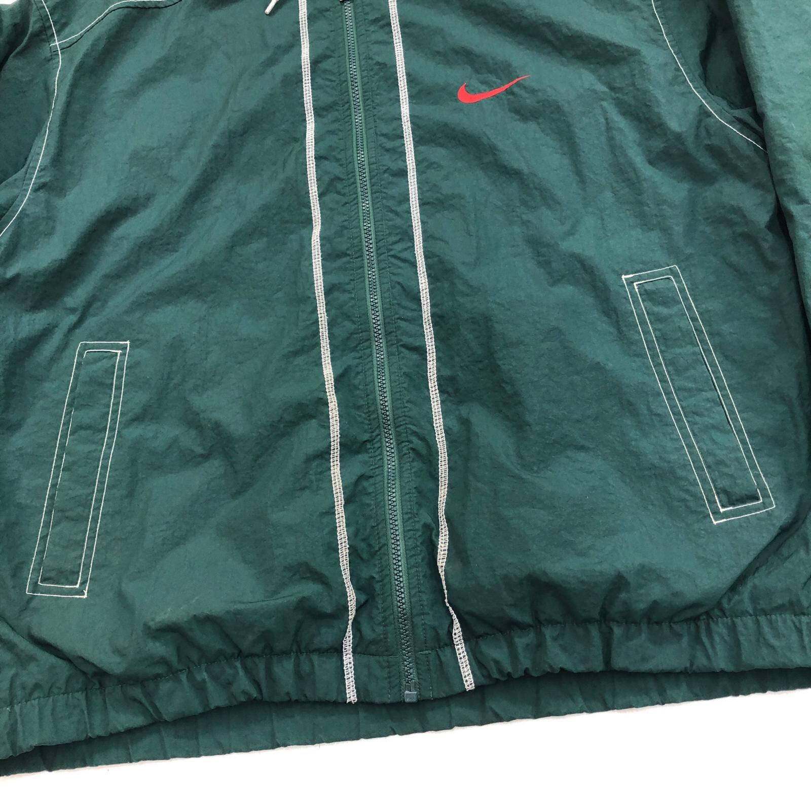NIKE ナイキ 90年代 中綿キルティング ナイロンパーカー ジップ
