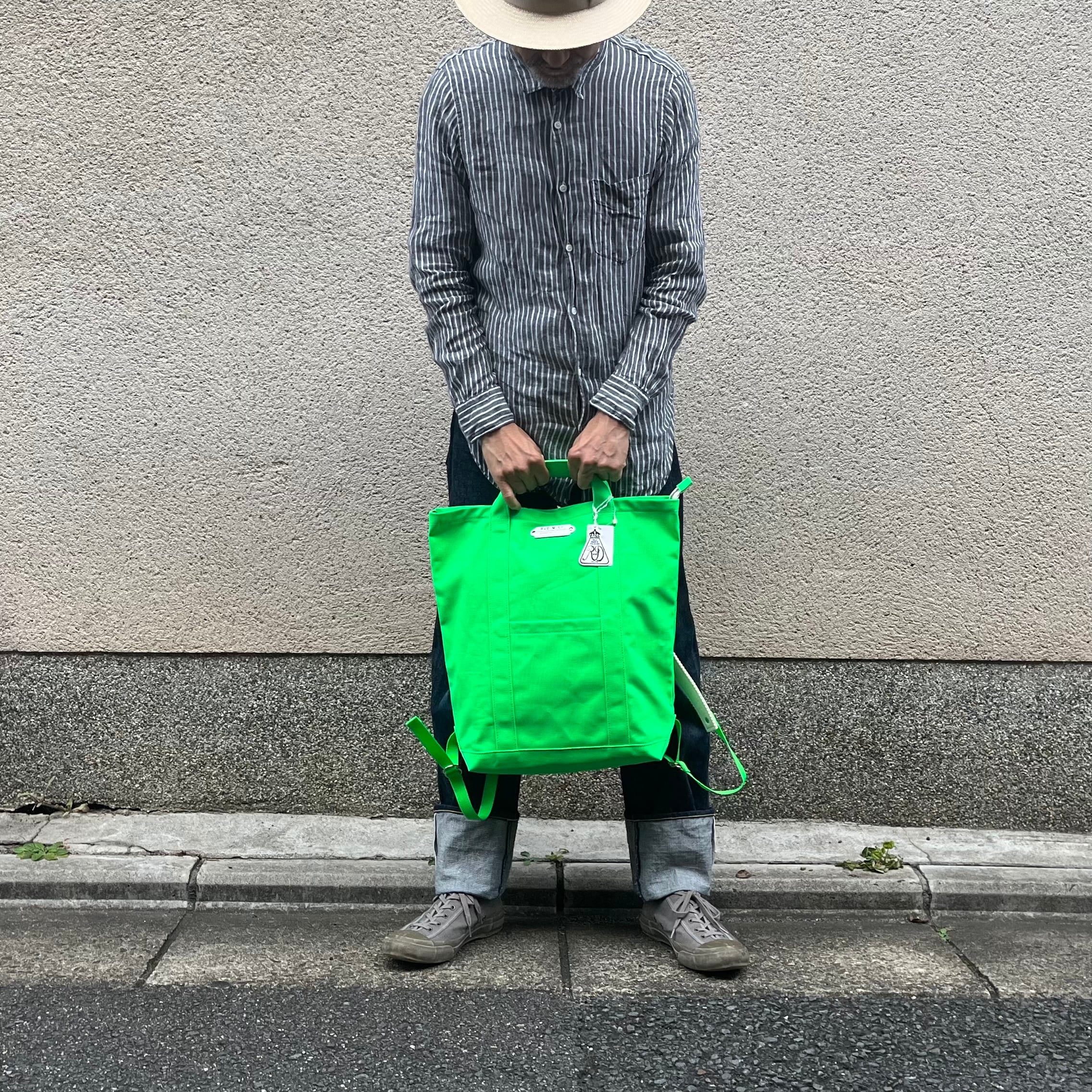 R&D.M.Co- / OLDMAN'S TAILOR オールドマンズテーラー NEON GREEN DAY