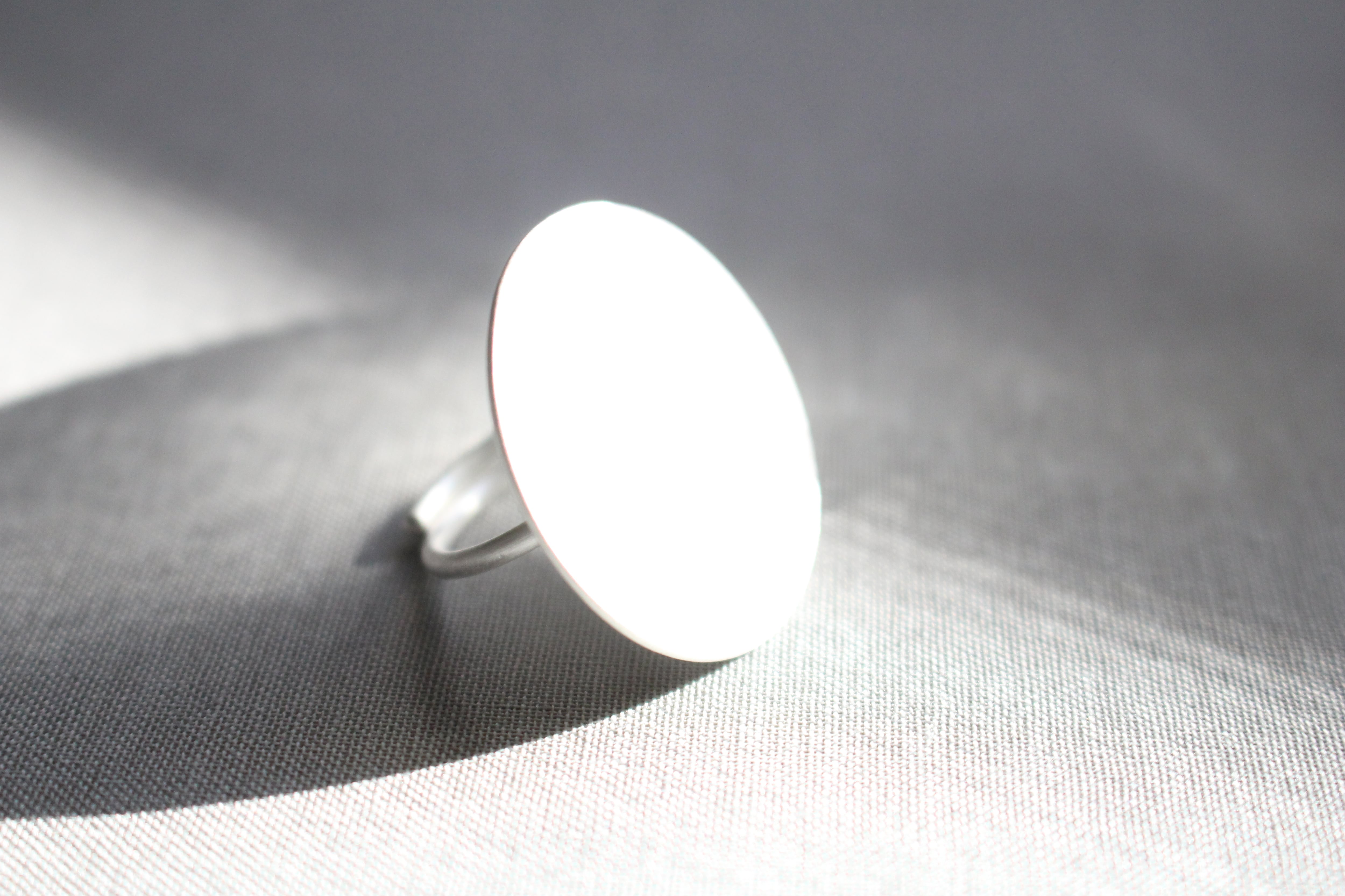 SOL ring -太陽のカガミ- | synchronicity silver jewelry