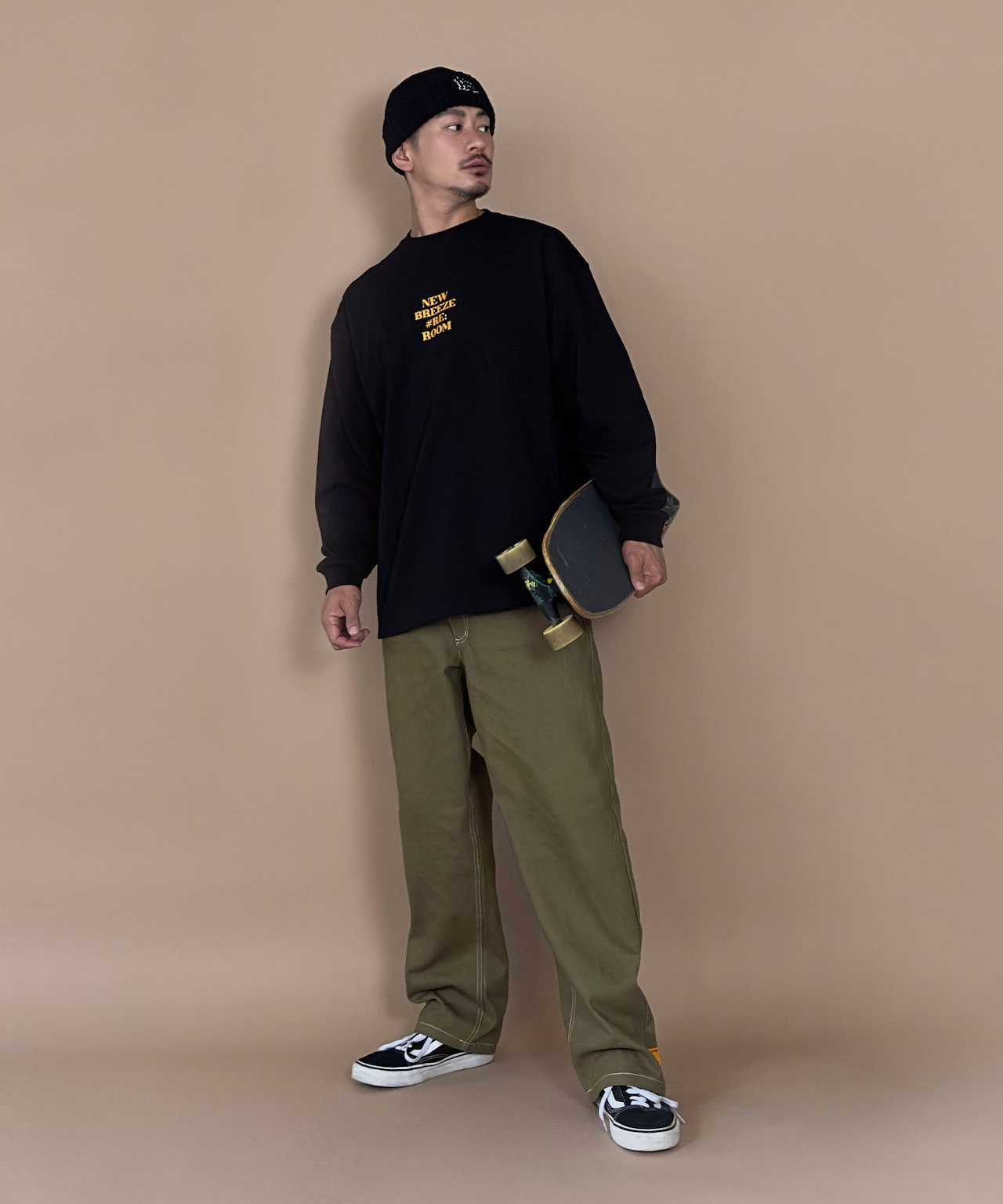 【#Re:room】WIDE CHINO PANTS［REP198］