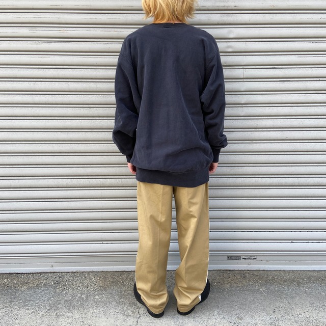 90sUSA製　Champion リバースウィーブ　黒　XXL 刺繍タグ　レア