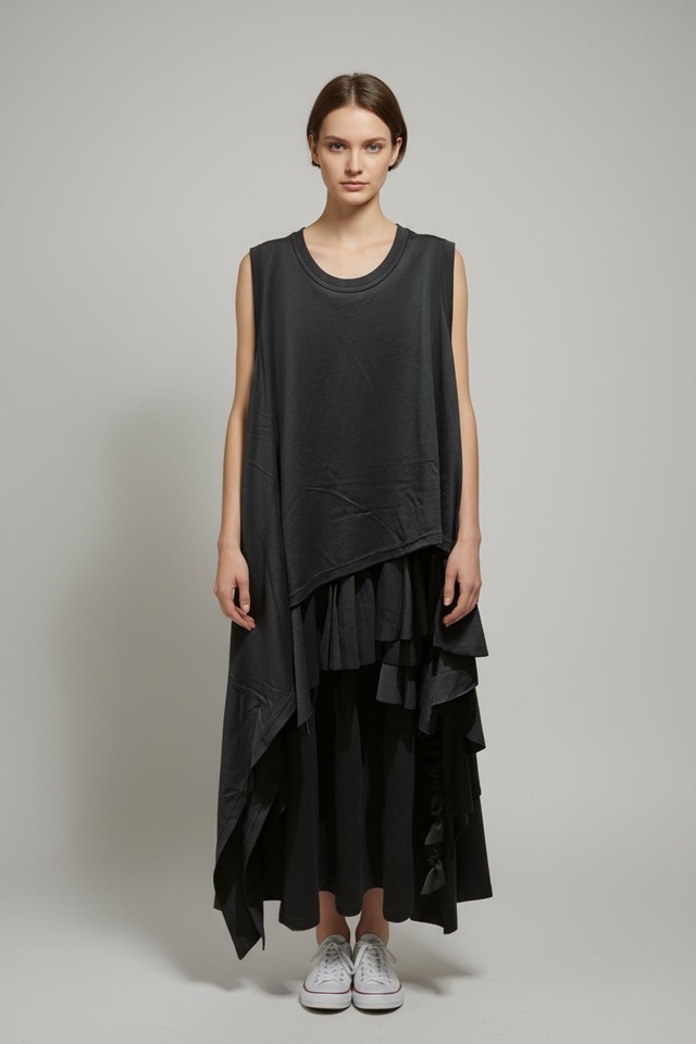 gomme｜レイヤード・ポンチワンピース  （1枚で完結する）