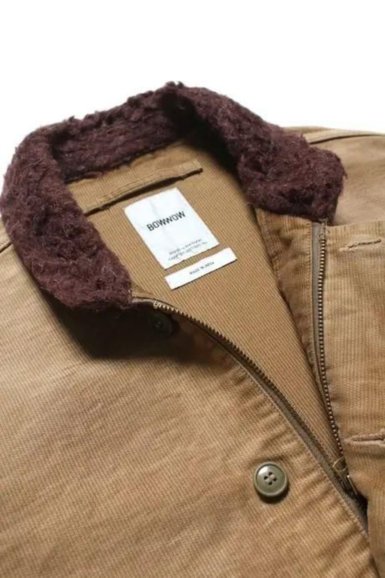 【BOW WOW】WIDE WALE N-1 DECK JACKET
