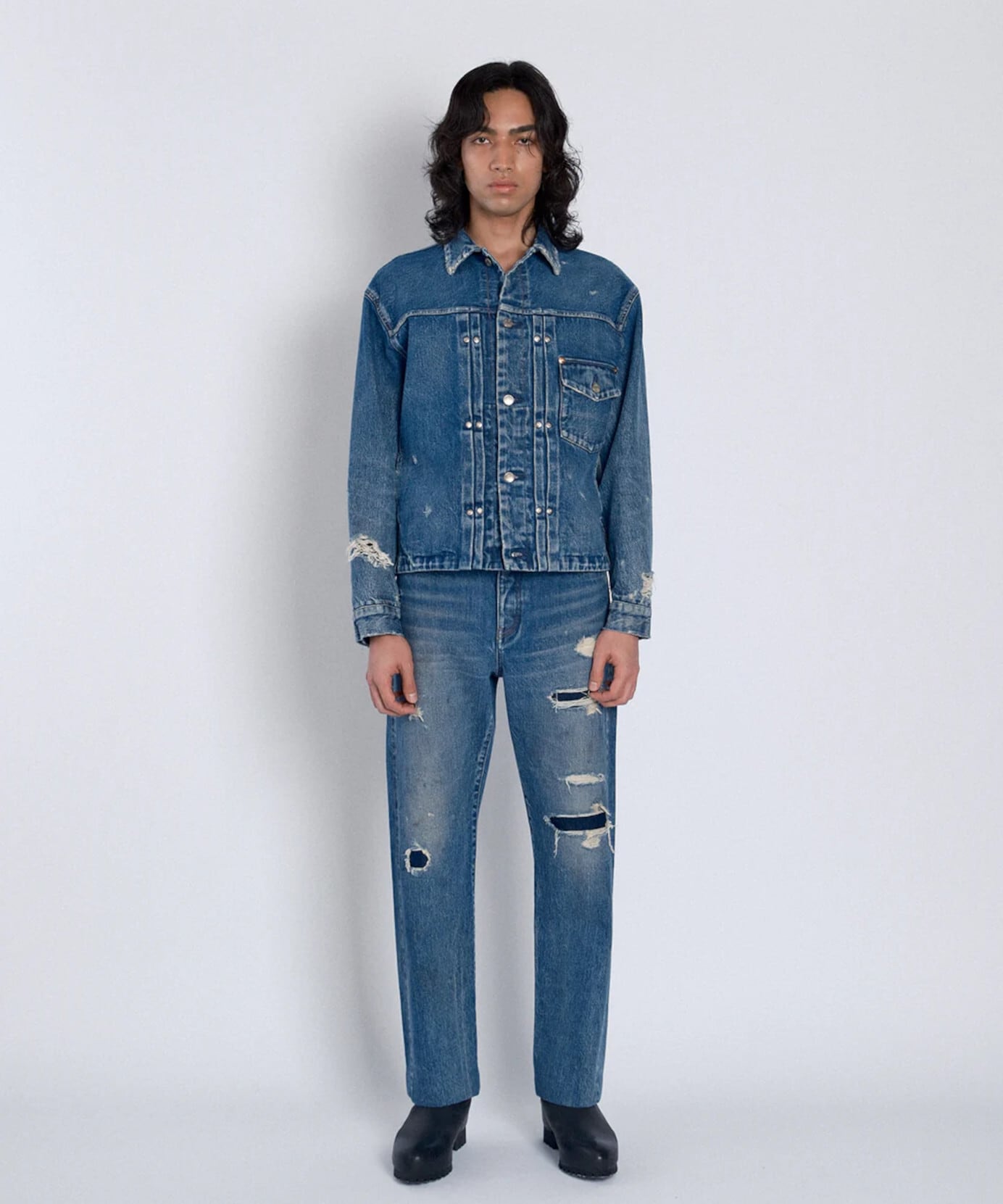 TANAKA / ST-126-60B STRAIGHT JEAN TROUSERS (60's BLUE
