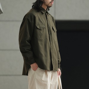 パッチポケット カジュアル シャツ　A1722