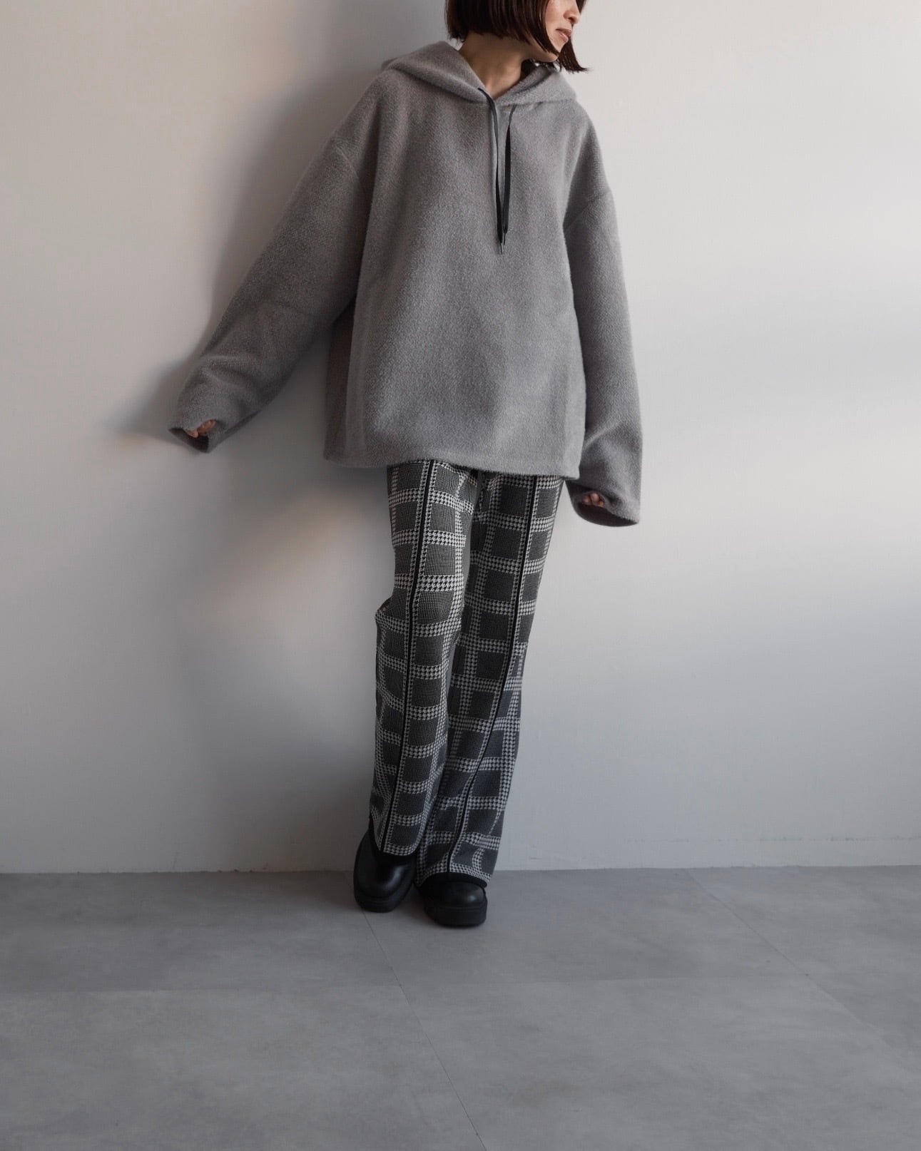 ぱ*ん様 23AW rold skov woolen volcano ROLD SKOV TEXTURED KNIT HOODIE | dear closet