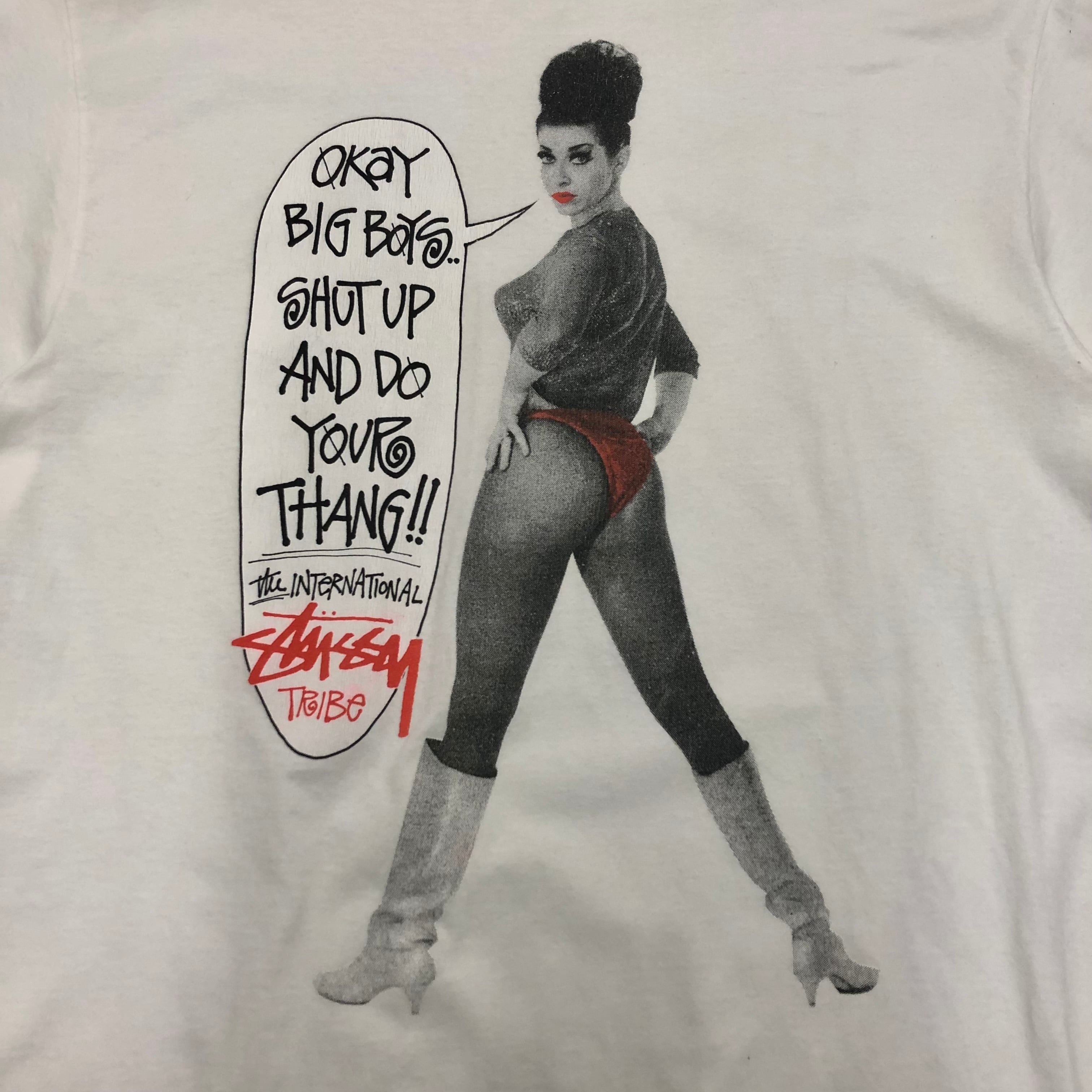 old stussy okay big boys tee xl ステューシー