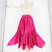 社交ダンス 衣装 スタンダード スカート レッスンウェア レディース SEKINE セキネ 無地 ピンク系 光沢感 派手 練習着 マゼンダ 上品 ダンスウェア おしゃれ スカートドレス フレアスカート 女性用スカート 練習用衣装 社交ダンス用 コスチューム シンプル デザイン 伸縮性あり 光沢素材 上質 大人の女性用 ピンクドレス カジュアルファッション レディースファッション