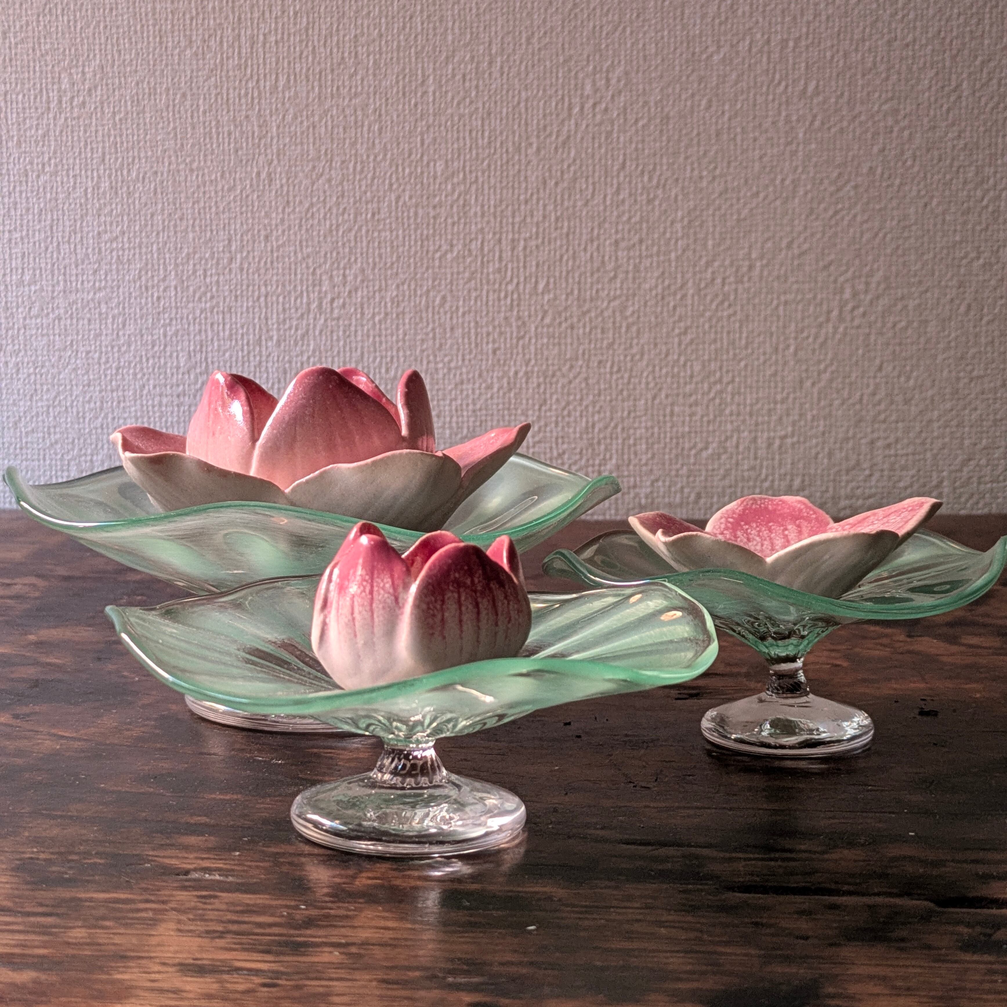 25 夏】Lotus 花小鉢 蓮 (幅8.5 cm) | TSUNE;田中恒子の器 オンライン